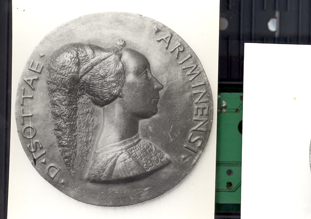 ritratto di donna (medaglia, elemento d'insieme) di De Pasti Matteo (sec. XV)