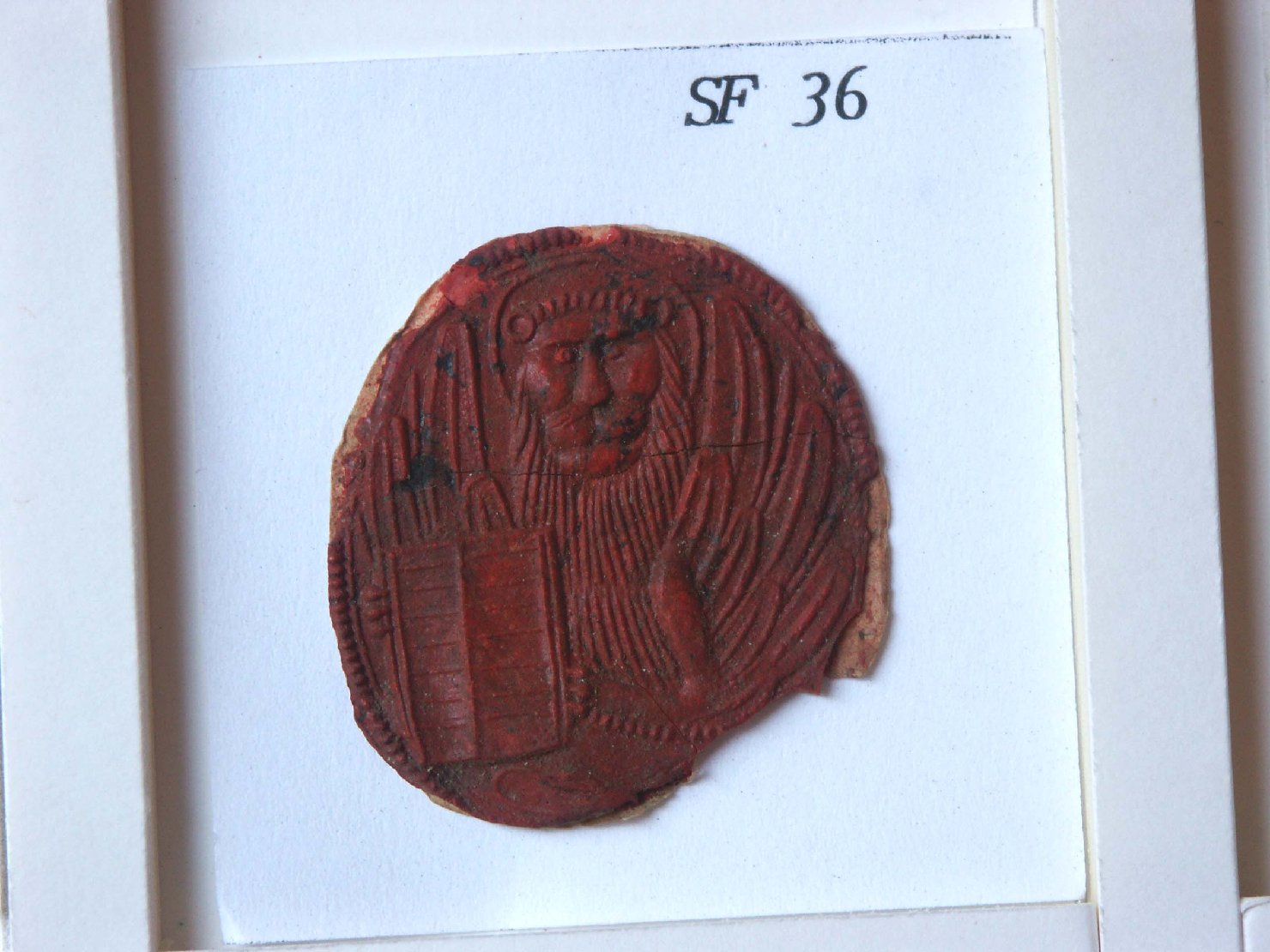 simbolo di San Marco: leone (sigillo) - ambito veneto (secc. XVI/ XVII)