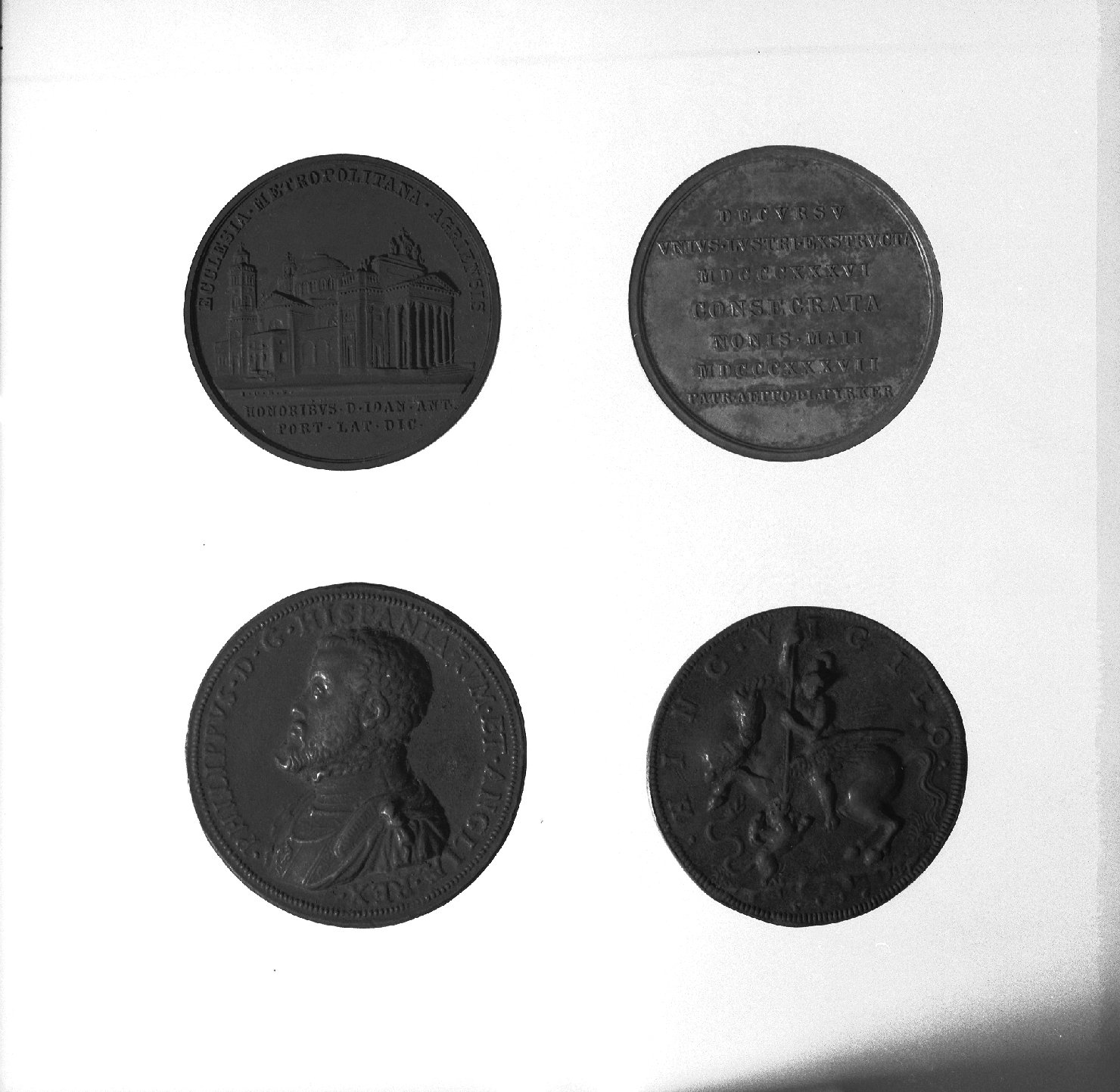 Filippo II, ritratto d'uomo di profilo (medaglia) di Poggini Giampaolo (sec. XVI)