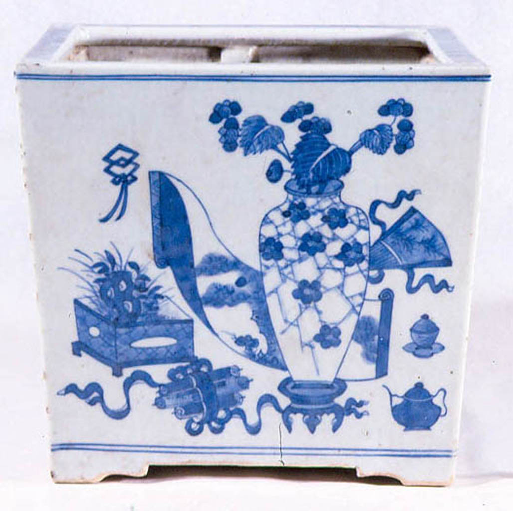 elementi decorativi (vaso, pendant) - ambito cinese (secc. XVII/ XIX)