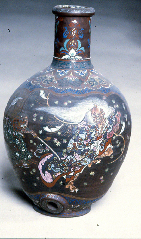 figura maschile (vaso) - ambito giapponese (sec. XIX)