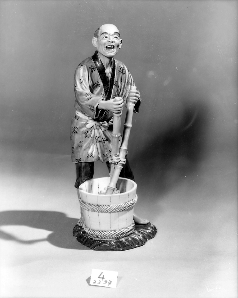 figura maschile (statuetta, opera isolata) - ambito giapponese (sec. XIX)
