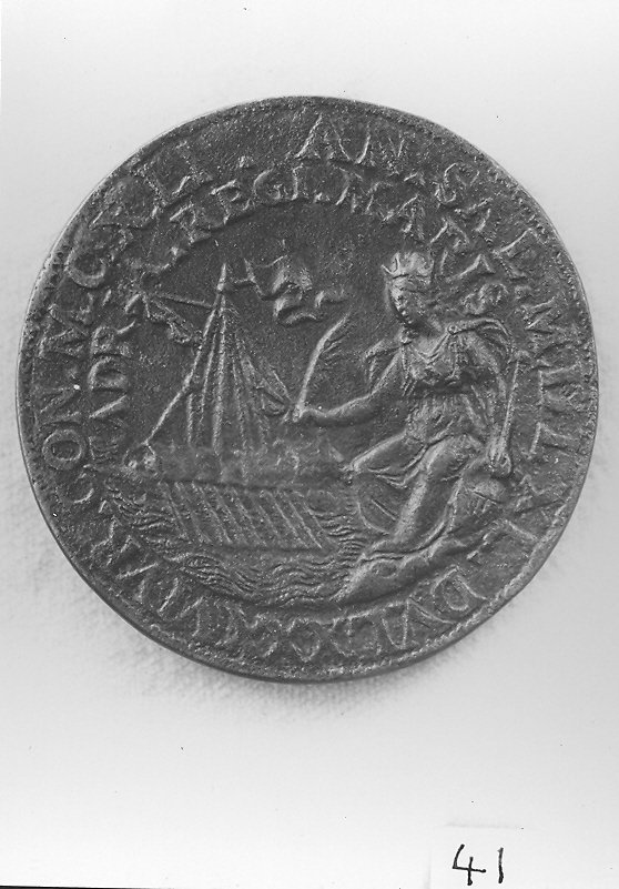 ritratto di doge (medaglia) - bottega veneta (prima metà sec. XVI)