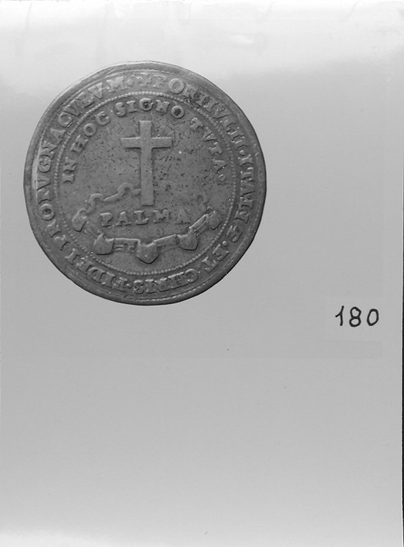 veduta della fortezza di Palmanova (medaglia, opera isolata) - bottega veneta (sec. XVI)