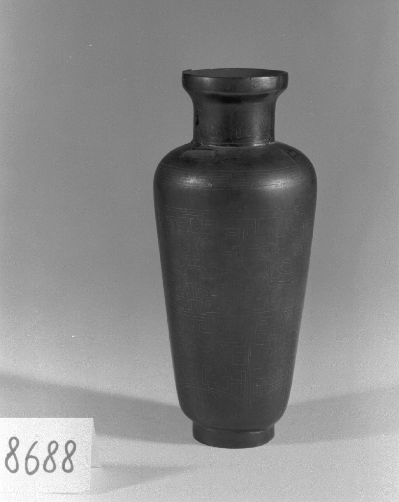 motivi decorativi geometrici (vaso, opera isolata) di Shi Sou (sec. XIX)