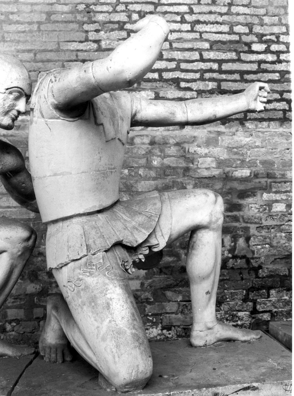 guerriero (calco di scultura, opera isolata) - ambito greco (sec. XIX)