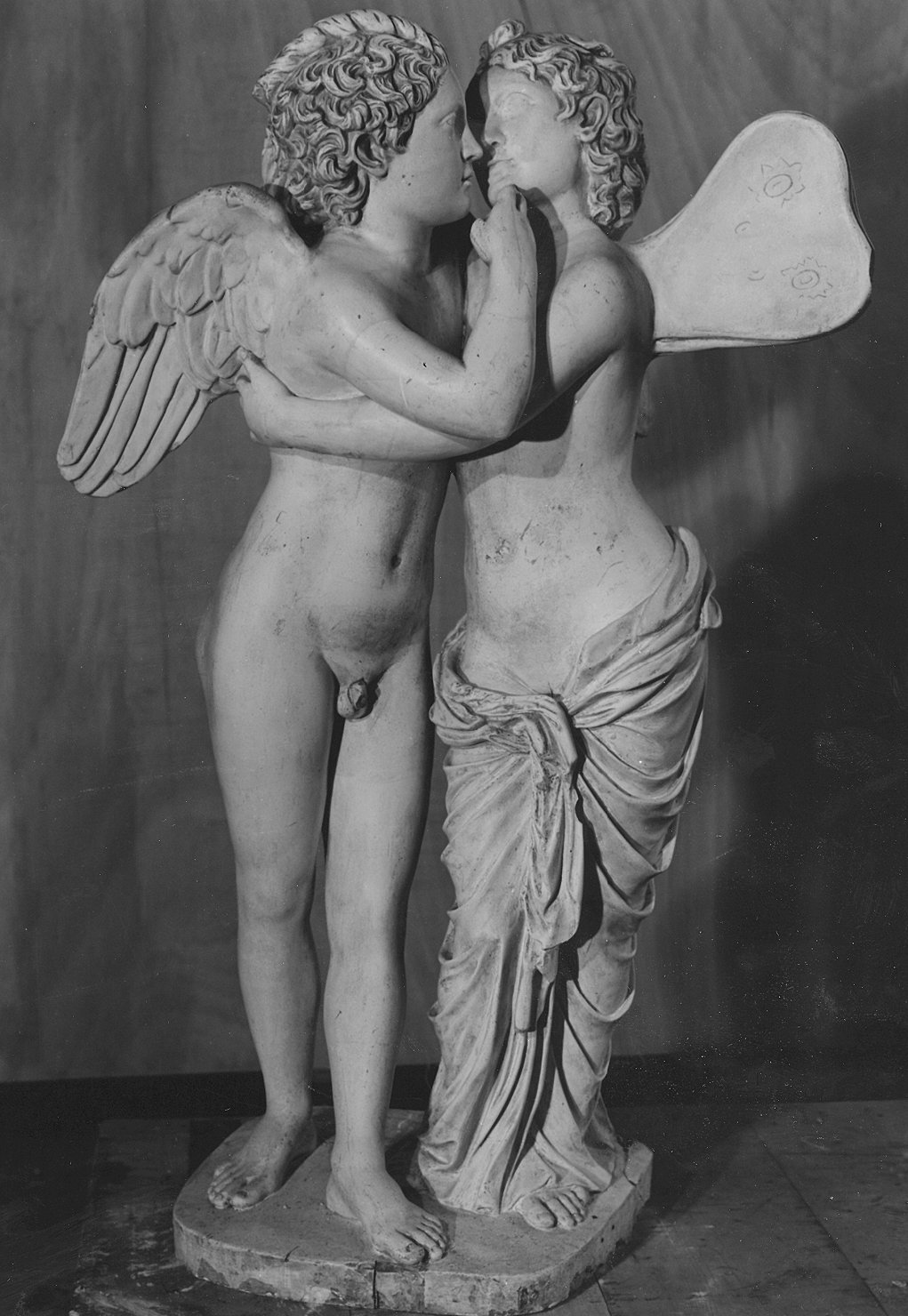 Cupido e Psiche (calco di scultura, opera isolata) - ambito greco (sec. XIX)