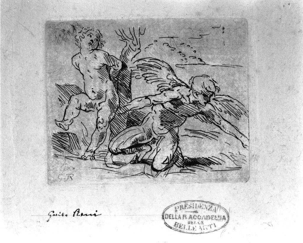 putti (stampa, stampa composita) di De Rossi Girolamo il Giovane (seconda metà sec. XVII)