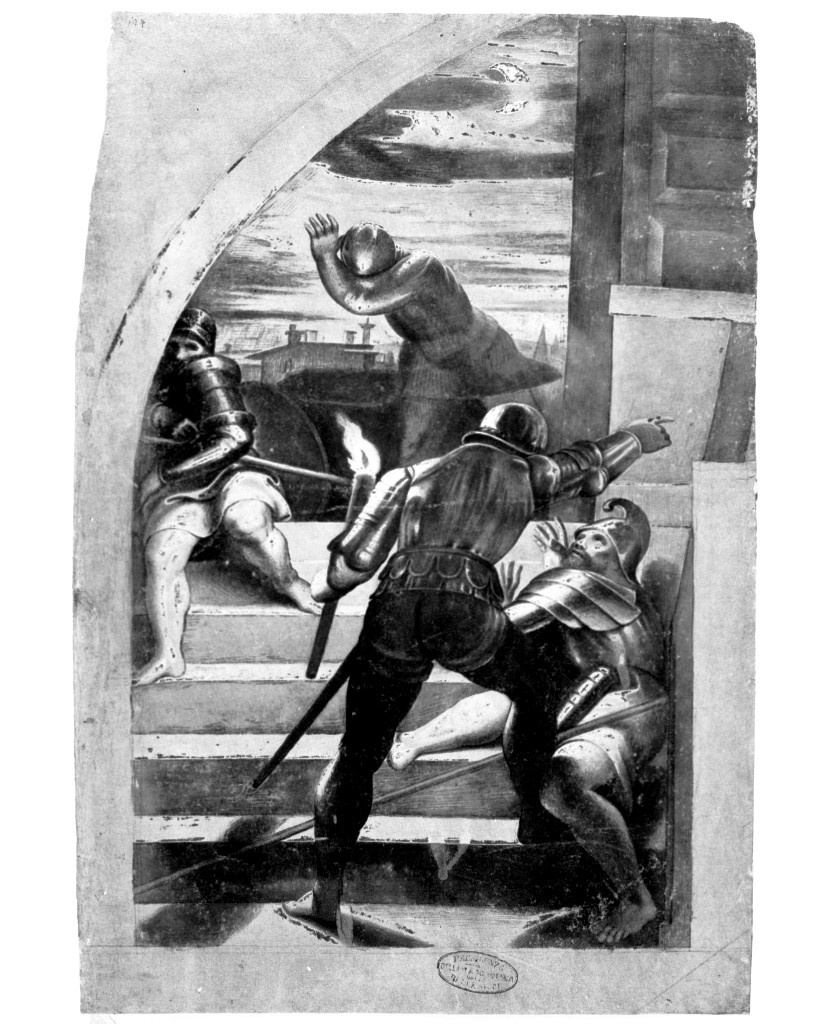San Pietro liberato dal carcere da un angelo (disegno, opera isolata) - ambito italiano (sec. XVIII)