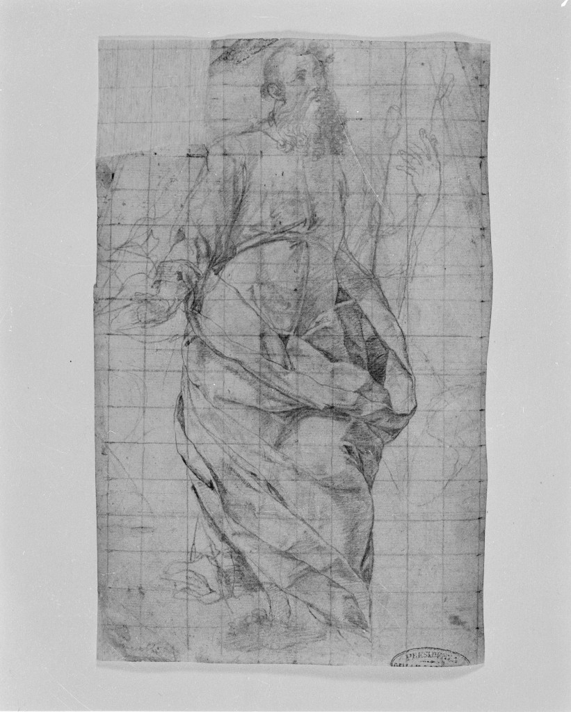 Sant'Andrea (disegno, opera isolata) - ambito tosco-romano (fine sec. XVI)