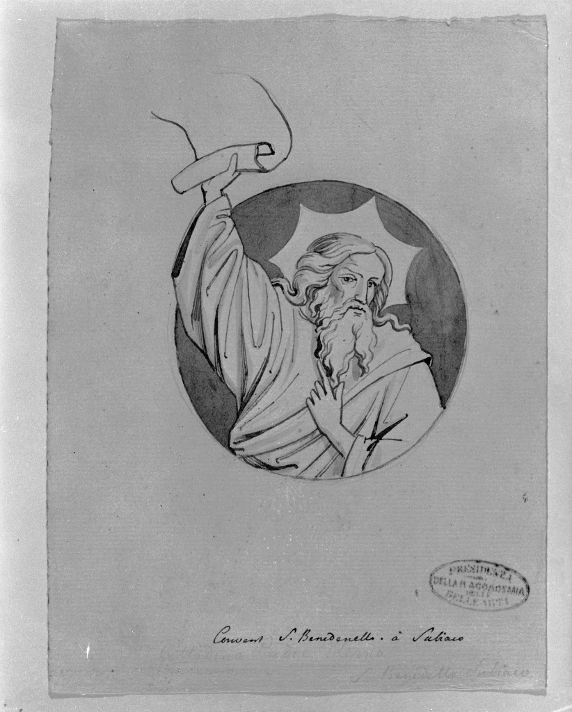 Dio Padre (disegno, opera isolata) di De Superville Pierre Davide Humbert (sec. XVIII)