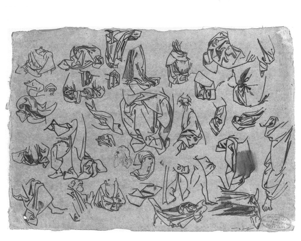 studio di figure (disegno, opera isolata) di De Superville Pierre Davide Humbert (secc. XVIII/ XIX)