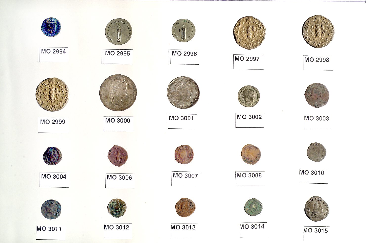 moneta - soldo - ambito mantovano (sec. XVIII)
