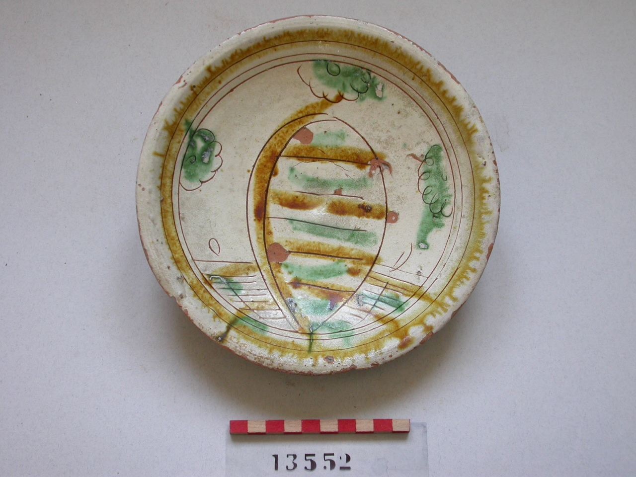 stemma (piatto, opera isolata) - ambito veneziano (sec. XVI)