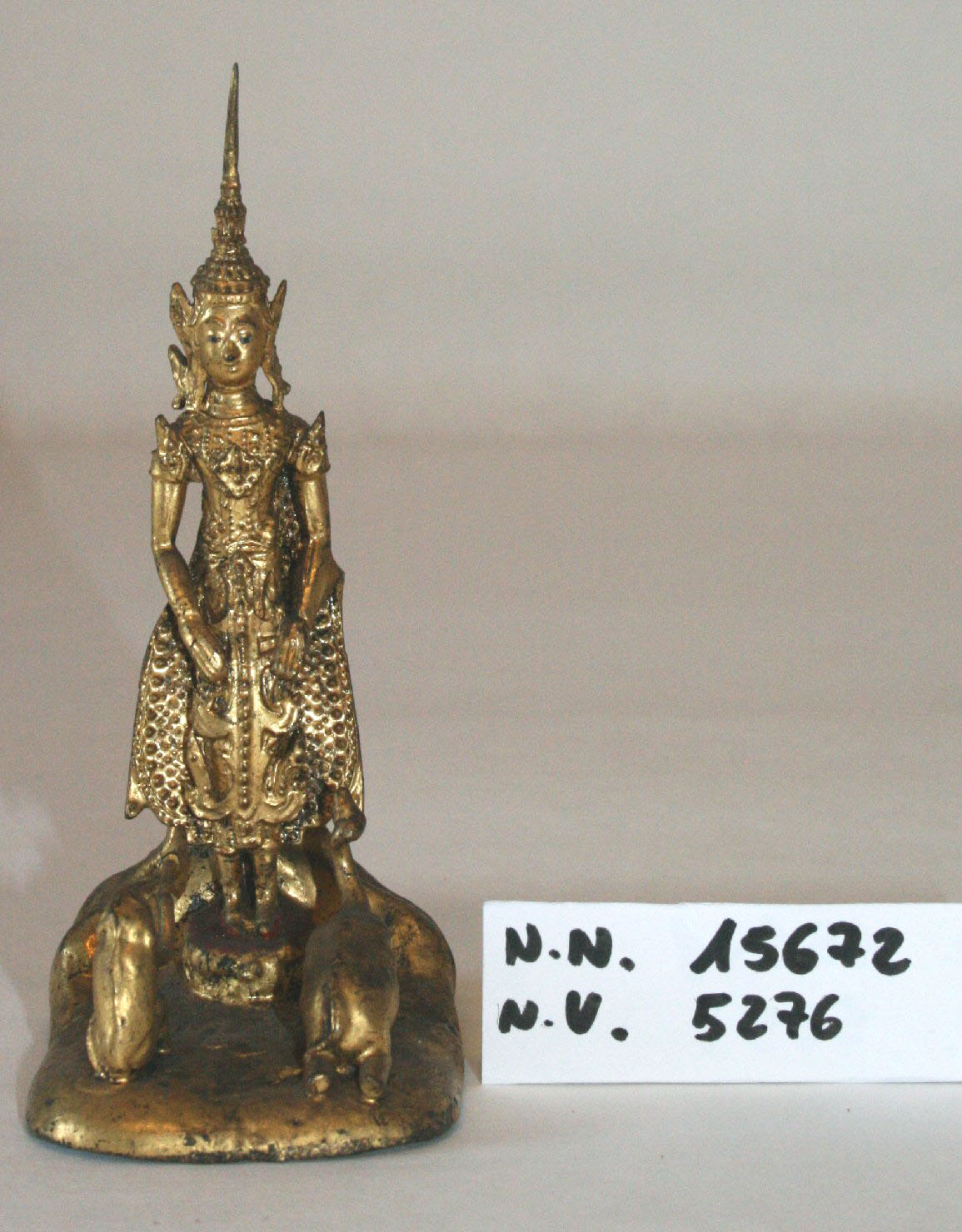 Shakyamuni, animali (statuetta, opera isolata) - ambito siamese (fine sec. XVIII)
