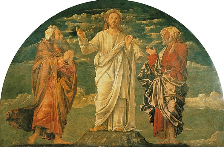Trasfigurazione (dipinto, opera isolata) di Aviani Girolamo detto Girolamo da Treviso (ultimo quarto sec. XV)