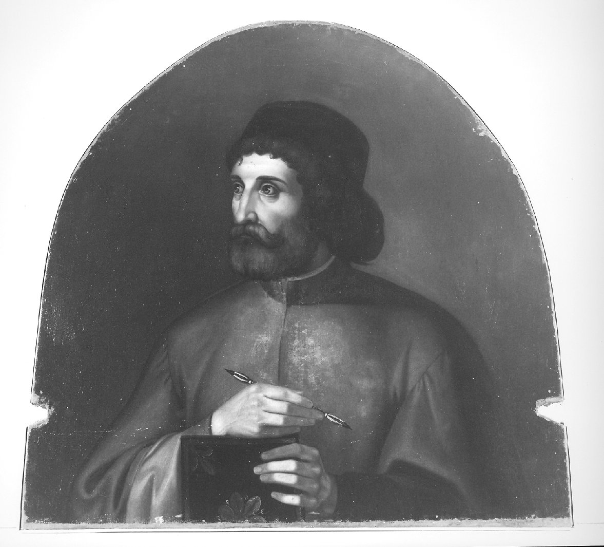 Ritratto di Vittore Carpaccio (dipinto, opera isolata) - ambito veneziano (metà sec. XIX)