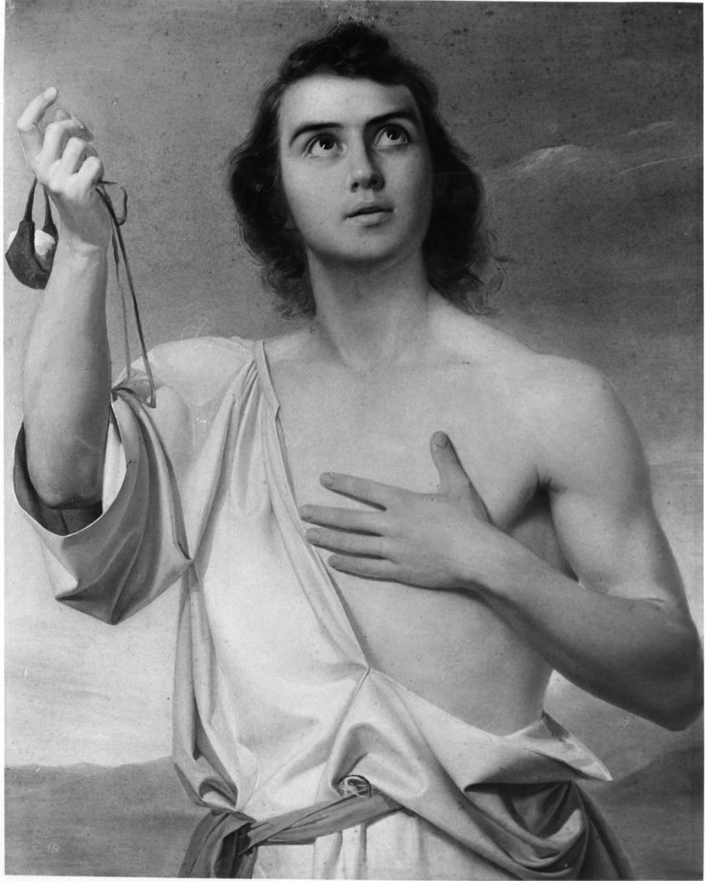 David (dipinto, opera isolata) di Dugoni Antonio (attribuito) (prima metà sec. XIX)