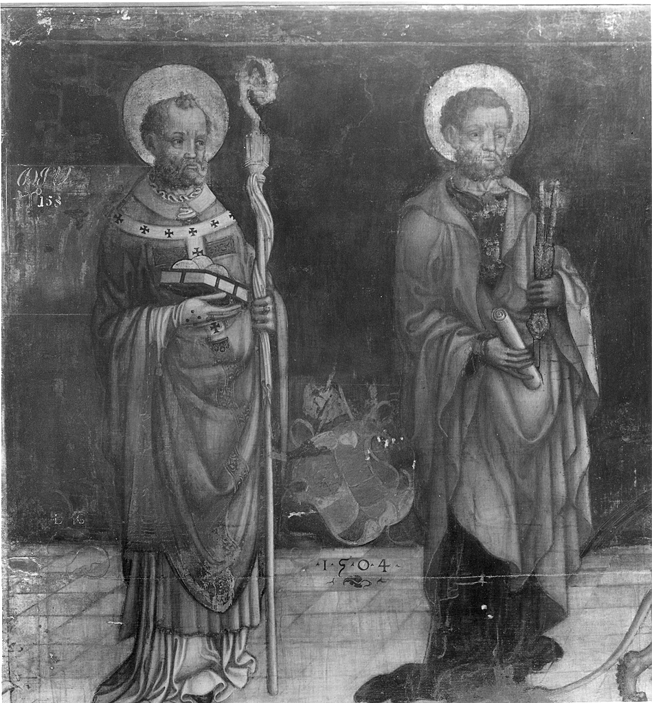 i SS. Nicolò e Pietro, Santi (dipinto, opera isolata) - ambito veneto (sec. XV)