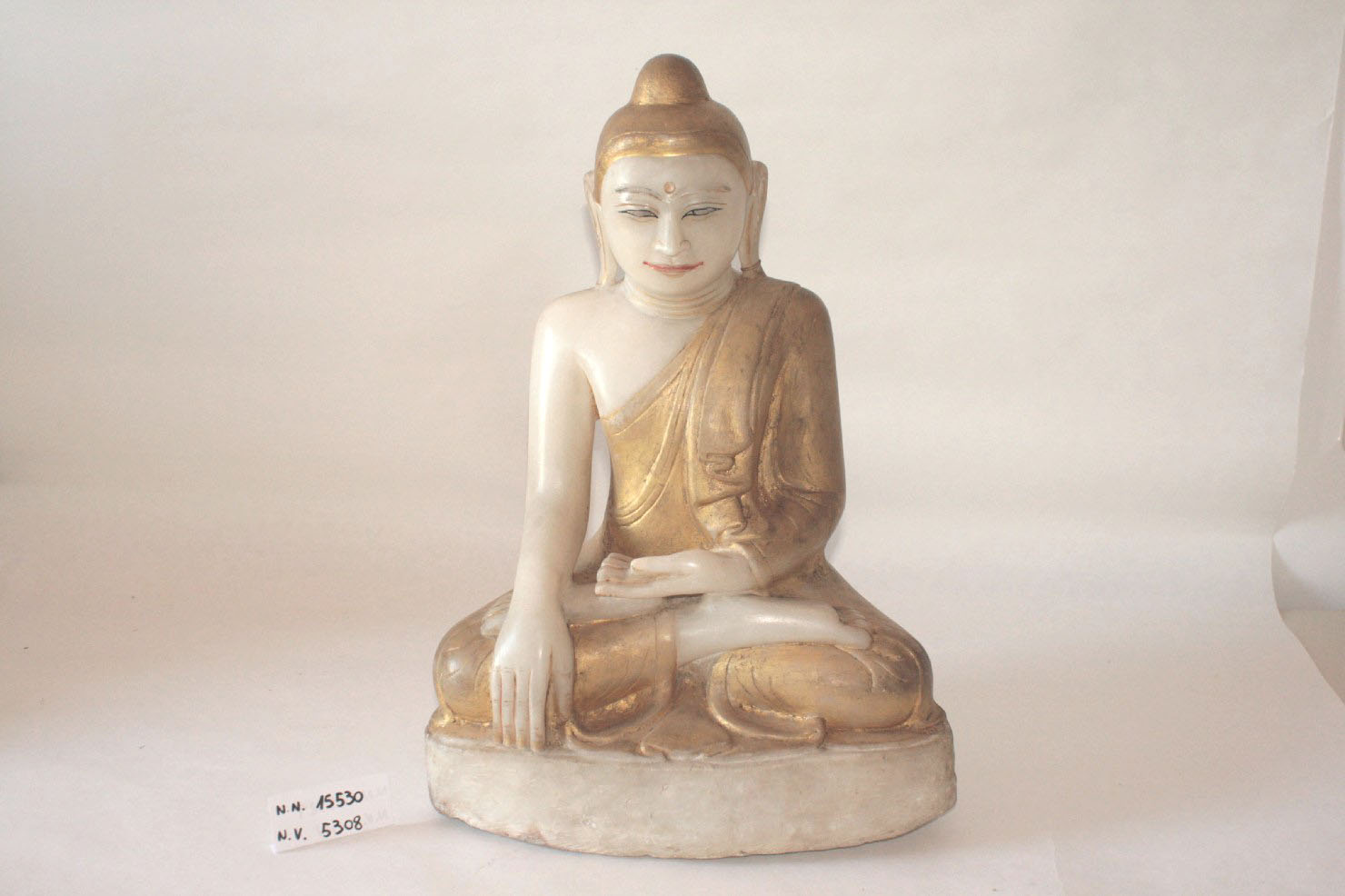 buddha (statua, opera isolata) - ambito siamese (seconda metà sec. XIX)