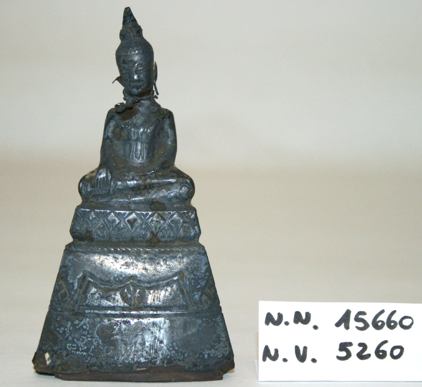 Sakyamuni (statuetta, opera isolata) - ambito siamese (inizio sec. XIX)