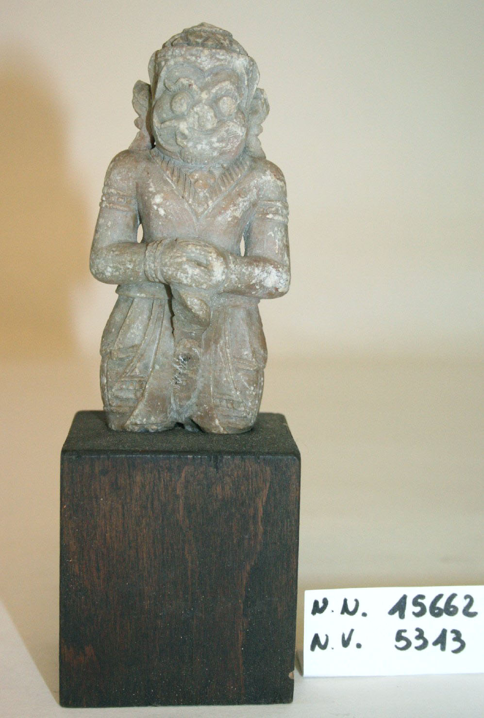 lokapala (statuetta, frammento) - ambito siamese (fine sec. XVIII)