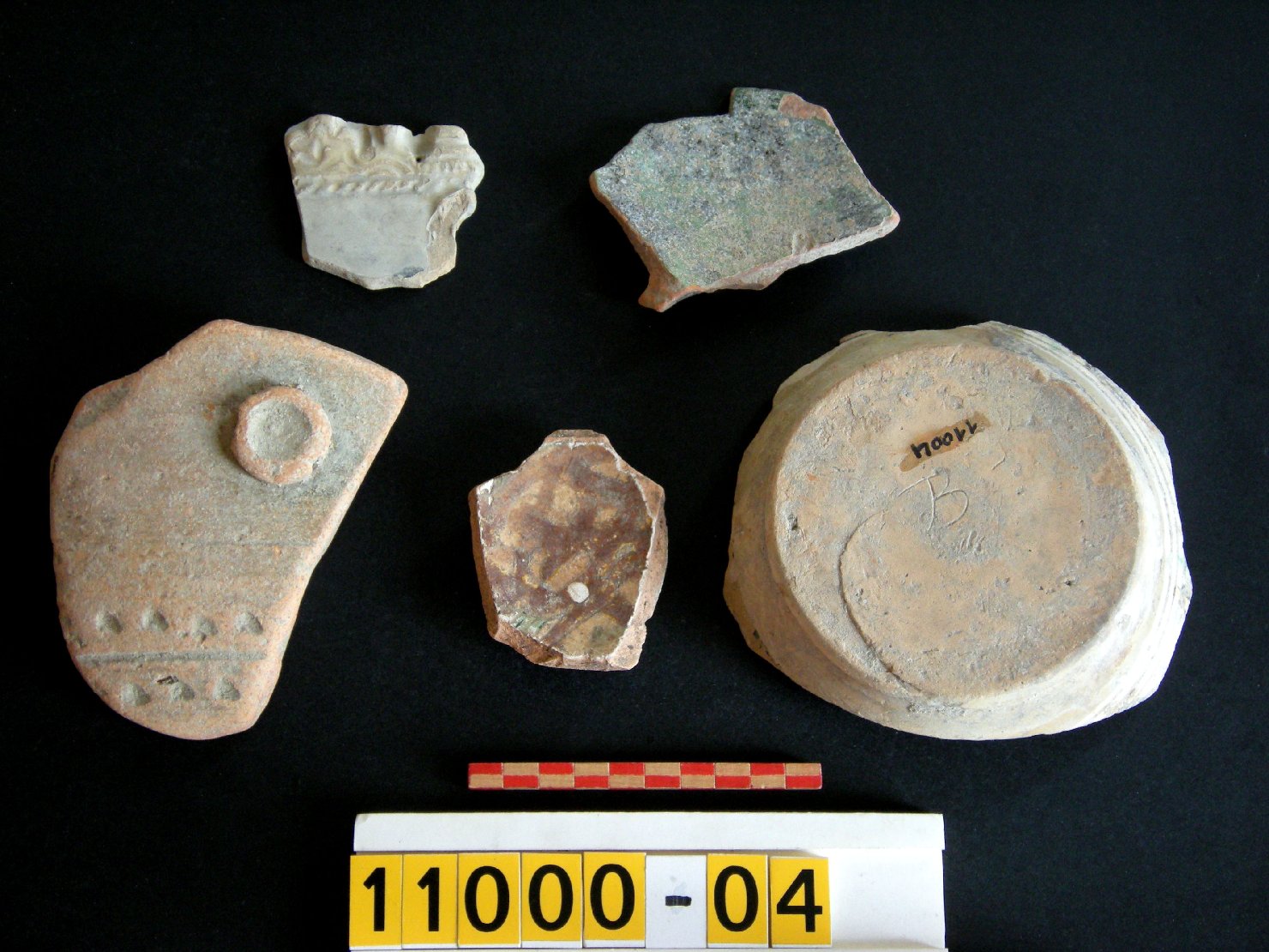 piatto, frammento - ambito veneziano (secc. XIV/ XV)