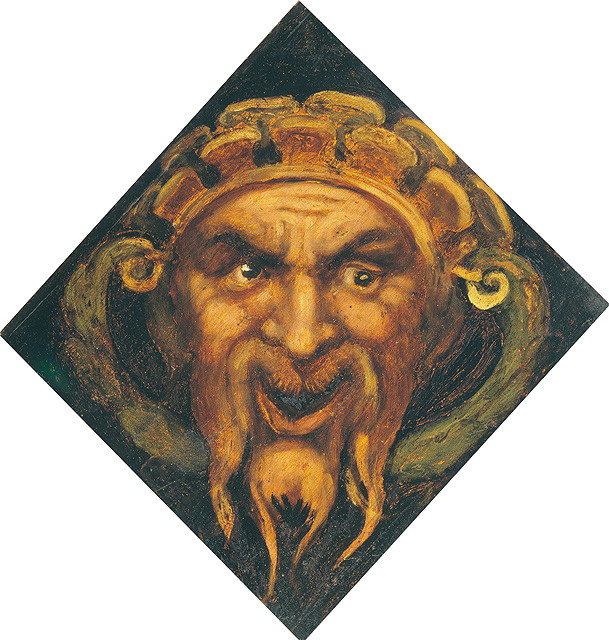 mascherone (dipinto, elemento d'insieme) di Vecellio Tiziano (e aiuti) (secc. XV/ XVI)