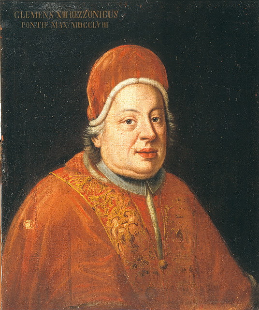 Ritratto di "Clemens XIII Rezzonicus", ritratto di ecclesiastico (dipinto, opera isolata) - ambito veneto (seconda metà sec. XVIII)