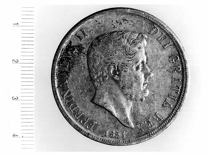 moneta - 120 grana - ambito napoletano (sec. XIX d.C)