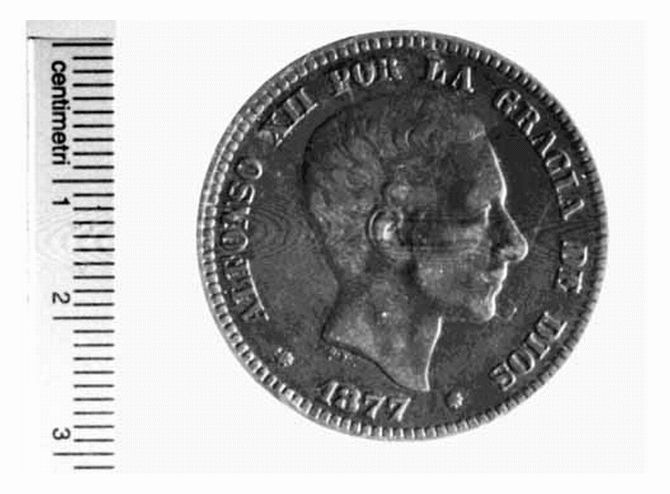 moneta - 10 centimos (sec. XIX d.C)