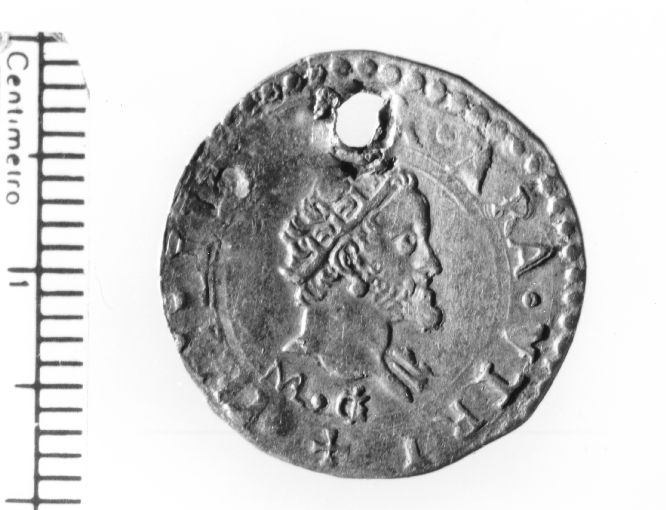 moneta - 1/2 carlino (sec. XVI d.C)