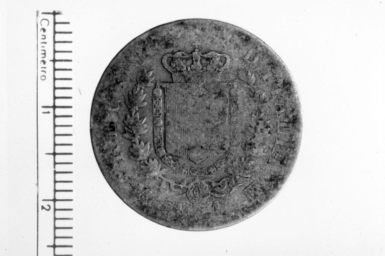 moneta - 1 lira (sec. XIX d.C)