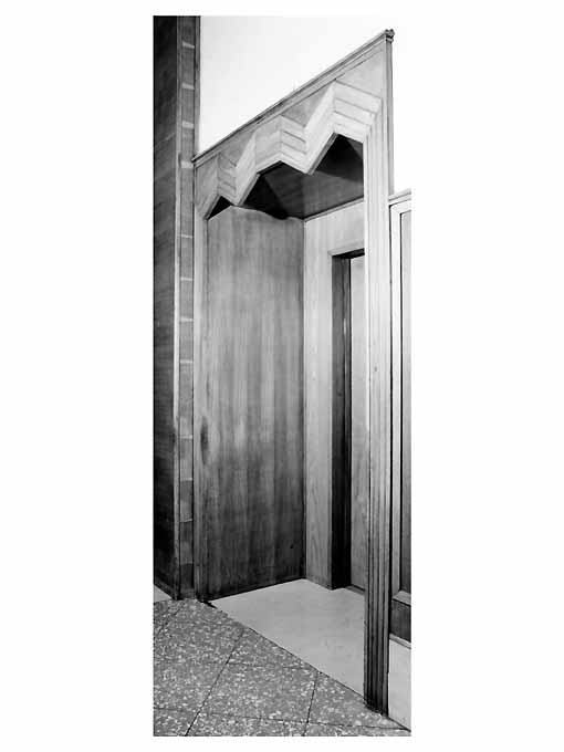 mostra di ascensore, opera isolata di Cambellotti Duilio (sec. XX)