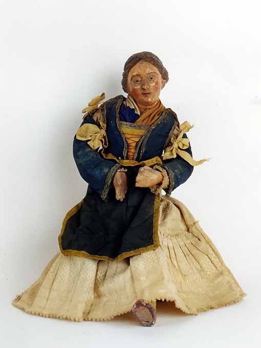 donna (statuetta di presepio, elemento d'insieme) - ambito napoletano (sec. XIX)