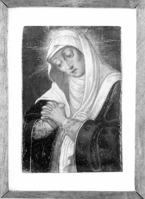 Madonna Addolorata (dipinto) di Wobreck Simon de (sec. XVI)