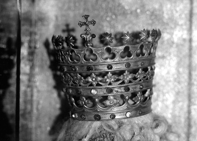 corona da statua - ambito Italia meridionale (metà sec. XIX)