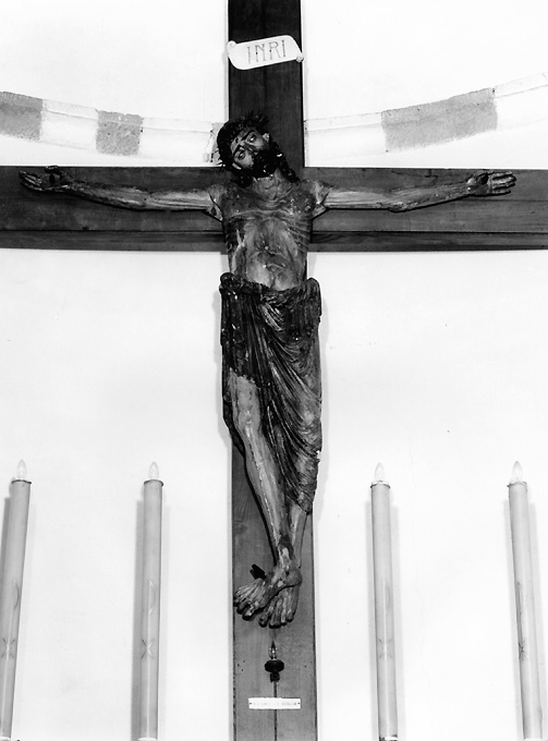 Cristo crocifisso (scultura) - ambito italiano (prima metà sec. XIII)