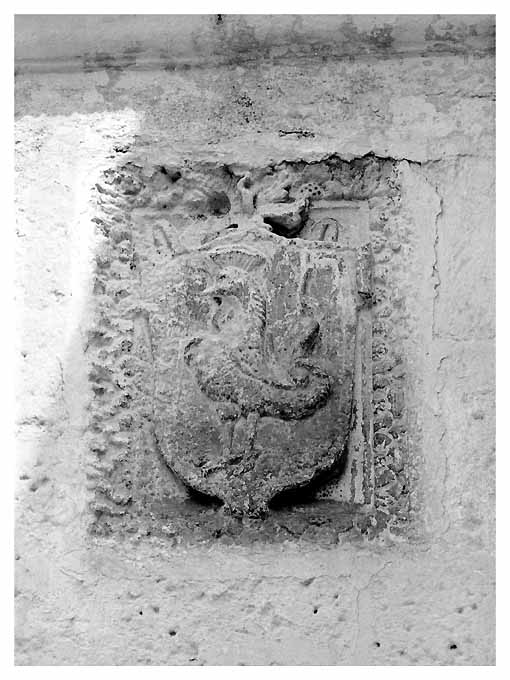 stemma gentilizio (rilievo) - ambito salentino (metà sec. XVI)