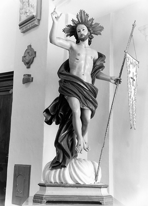 Cristo redentore benedicente (statua) - ambito napoletano (seconda metà sec. XVIII)