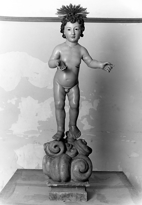 Gesù Bambino come Cristo risorto (statua) - ambito Italia meridionale (secc. XVIII/ XIX)