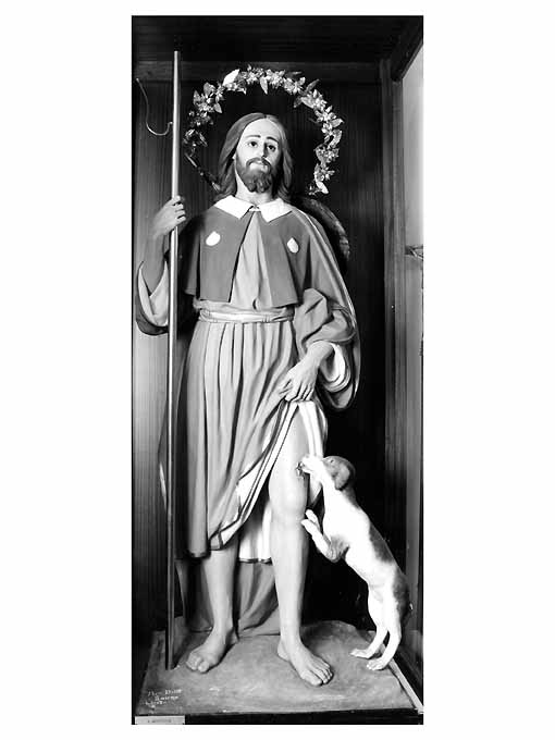 San Rocco (statua) di Ditta Longo - ambito salentino (primo quarto sec. XX)