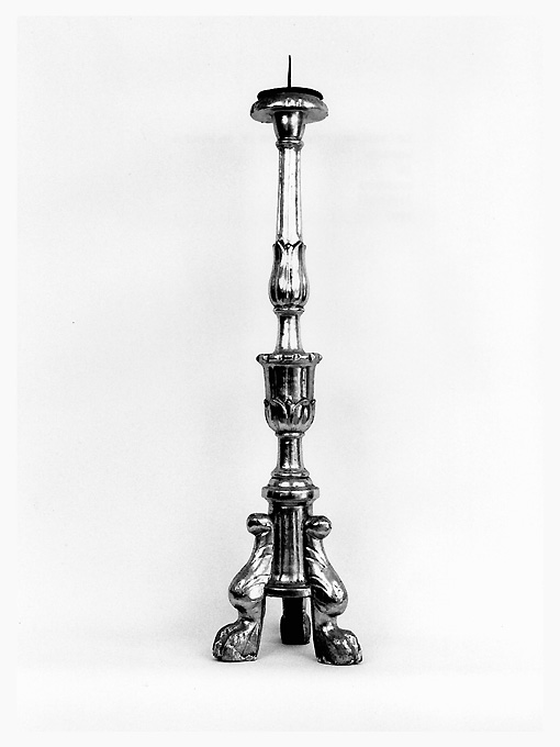 candeliere, serie - manifattura salentina (sec. XIX)