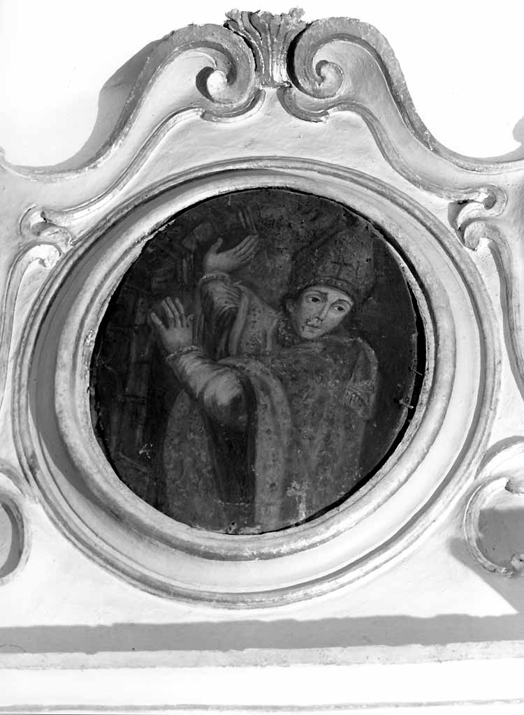 Santo vescovo (dipinto) - ambito pugliese (seconda metà sec. XVIII)