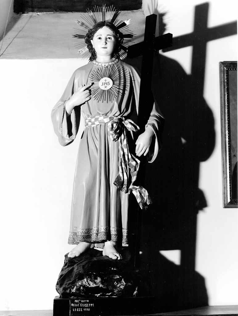 Gesù Bambino porta la croce (statua) di Bellè Giuseppe - ambito leccese (sec. XX)