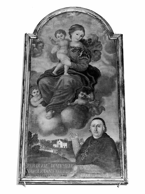 Madonna delle Grazie, Madonna con Bambino (dipinto, opera isolata) di Stefanelli Giacinto - ambito salentino (sec. XIX)