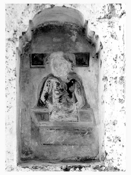 SS. Crocifisso della Pietà, Cristo in pietà e simboli della passione (dipinto, opera isolata) - ambito salentino (seconda metà sec. XVIII)