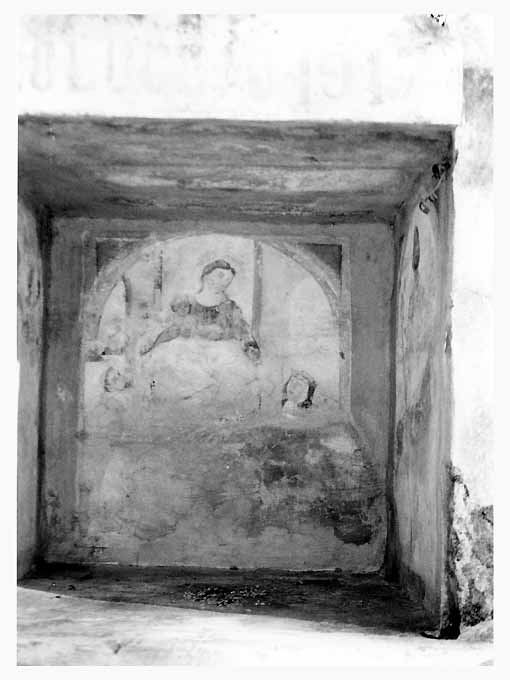 Madonna di Pompei, Madonna del Rosario con San Domenico e Santa Caterina da Siena (dipinto, opera isolata) - ambito salentino (sec. XX)