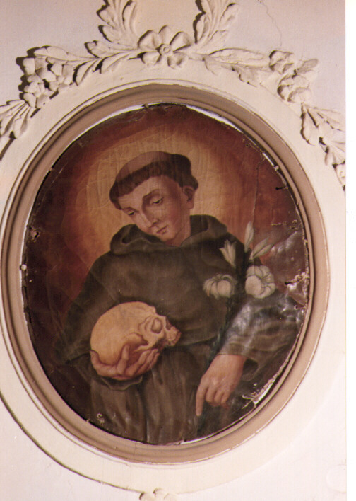 Sant'Antonio da Padova (dipinto) di Lamarra Francesco (metà sec. XIX)