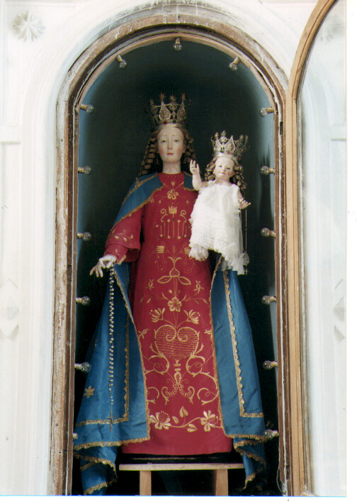 Madonna del Rosario (statua) - ambito Italia meridionale (seconda metà sec. XIX)